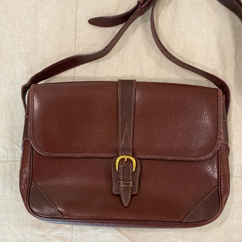 Gucci Brown Leather Crossbody Bag - Picture 2 of 16